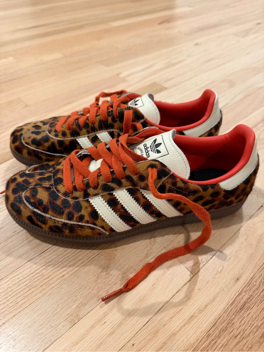 Adidas Samba Leopard-Print Sneakers women’s 7.5